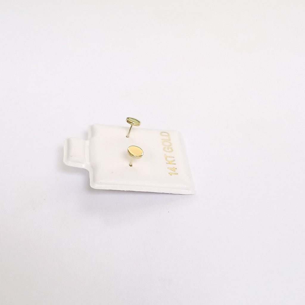 BROQUELES ORO 14K 1 (NUEVO)