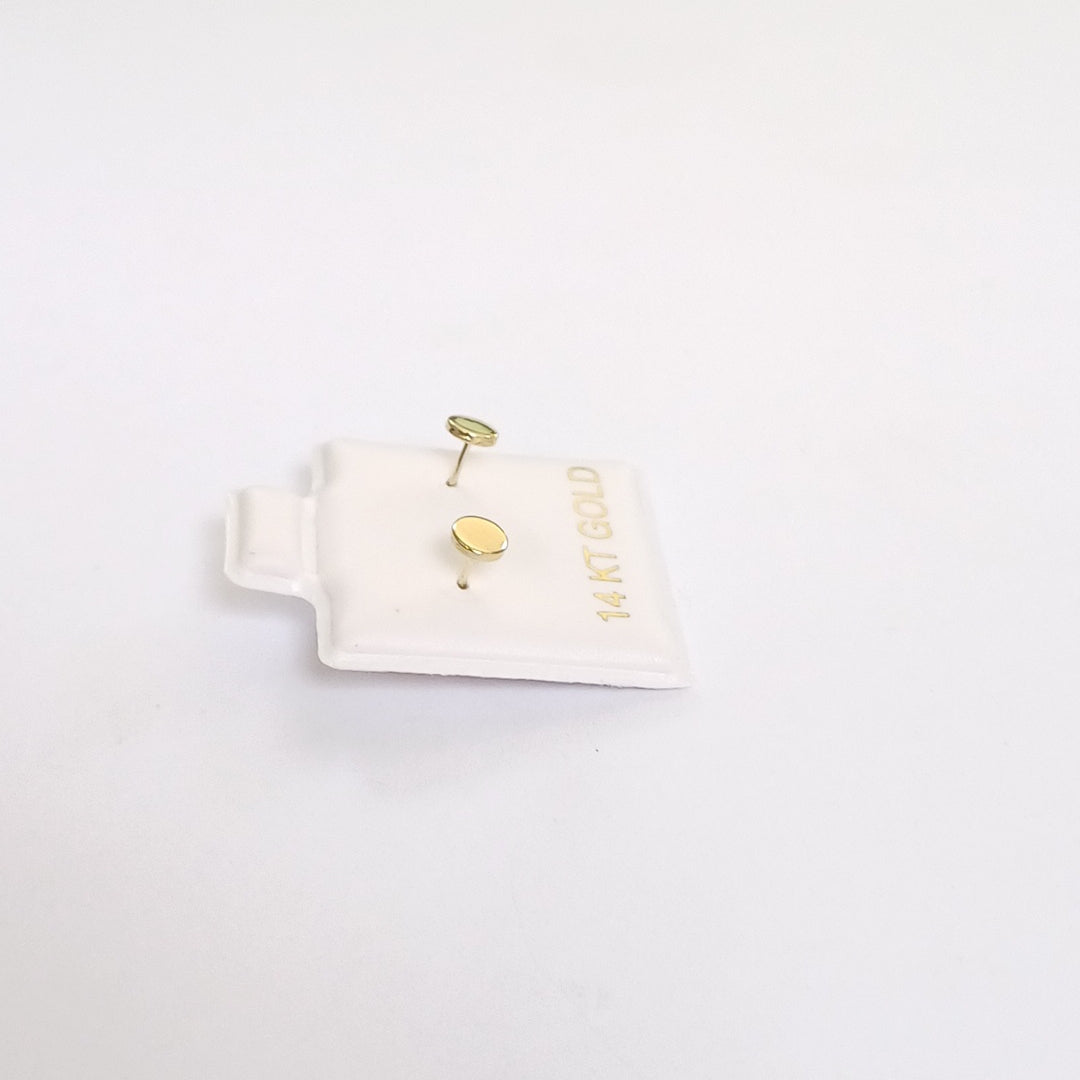 BROQUELES ORO 14K 1 (NUEVO)