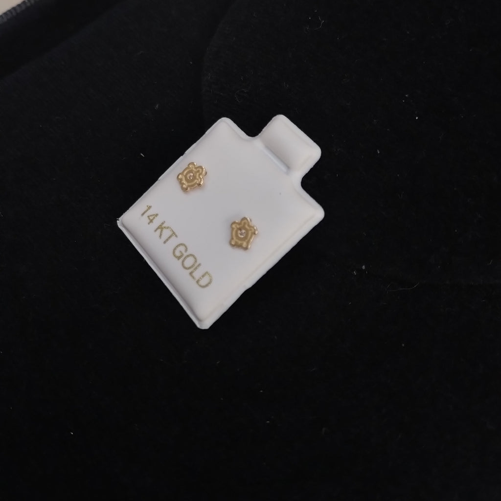 BROQUELES ORO 14K 1 (NUEVO)