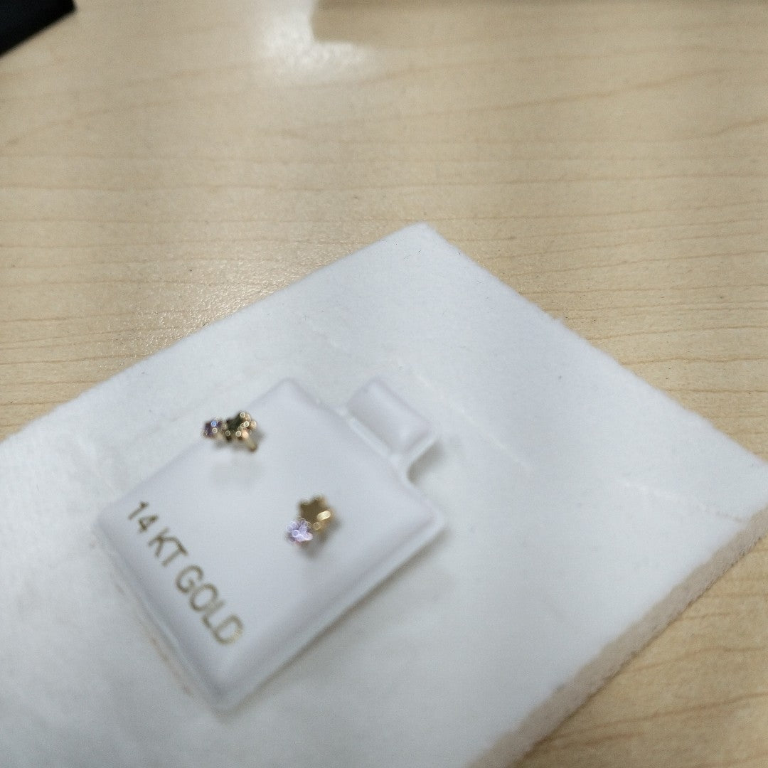 BROQUELES ORO 14K 1 (NUEVO)