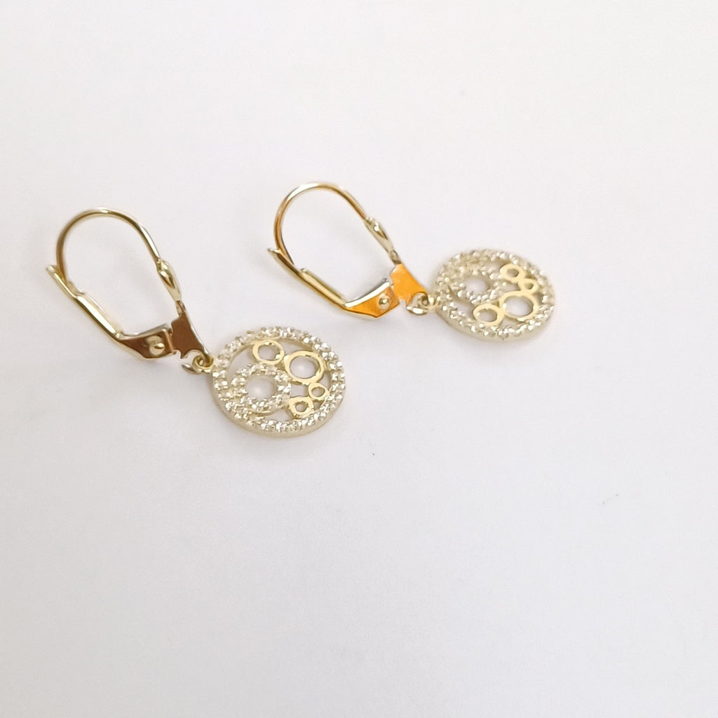 BROQUELES ORO 14K 2.7 (NUEVO)
