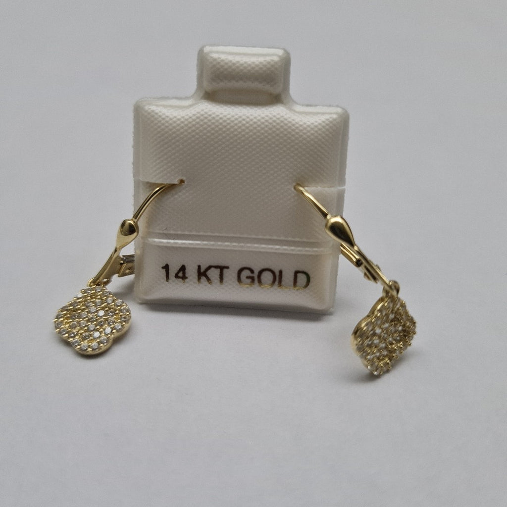 BROQUELES ORO 14K 2.3 (NUEVO)