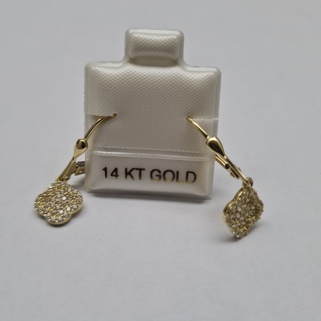 BROQUELES ORO 14K 2.3 (NUEVO)