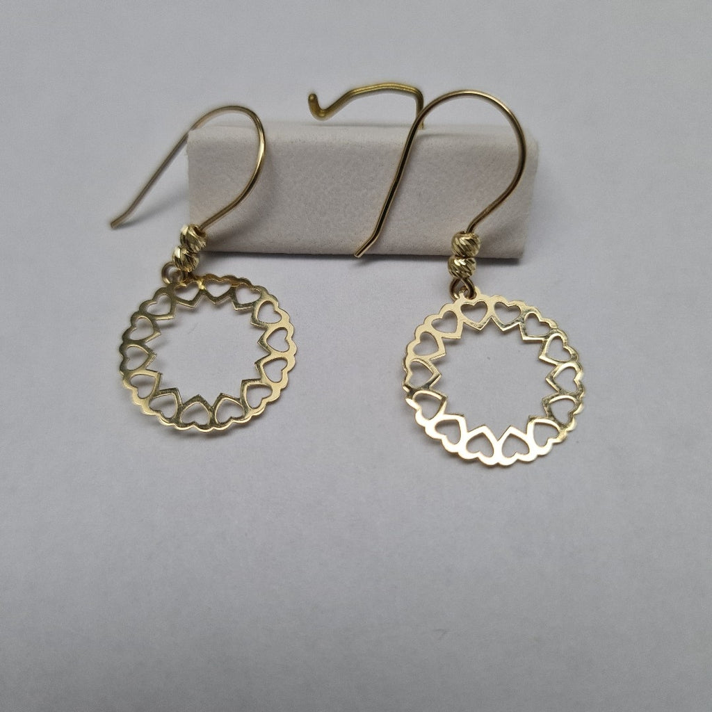 BROQUELES ORO 14K 1 (NUEVO)