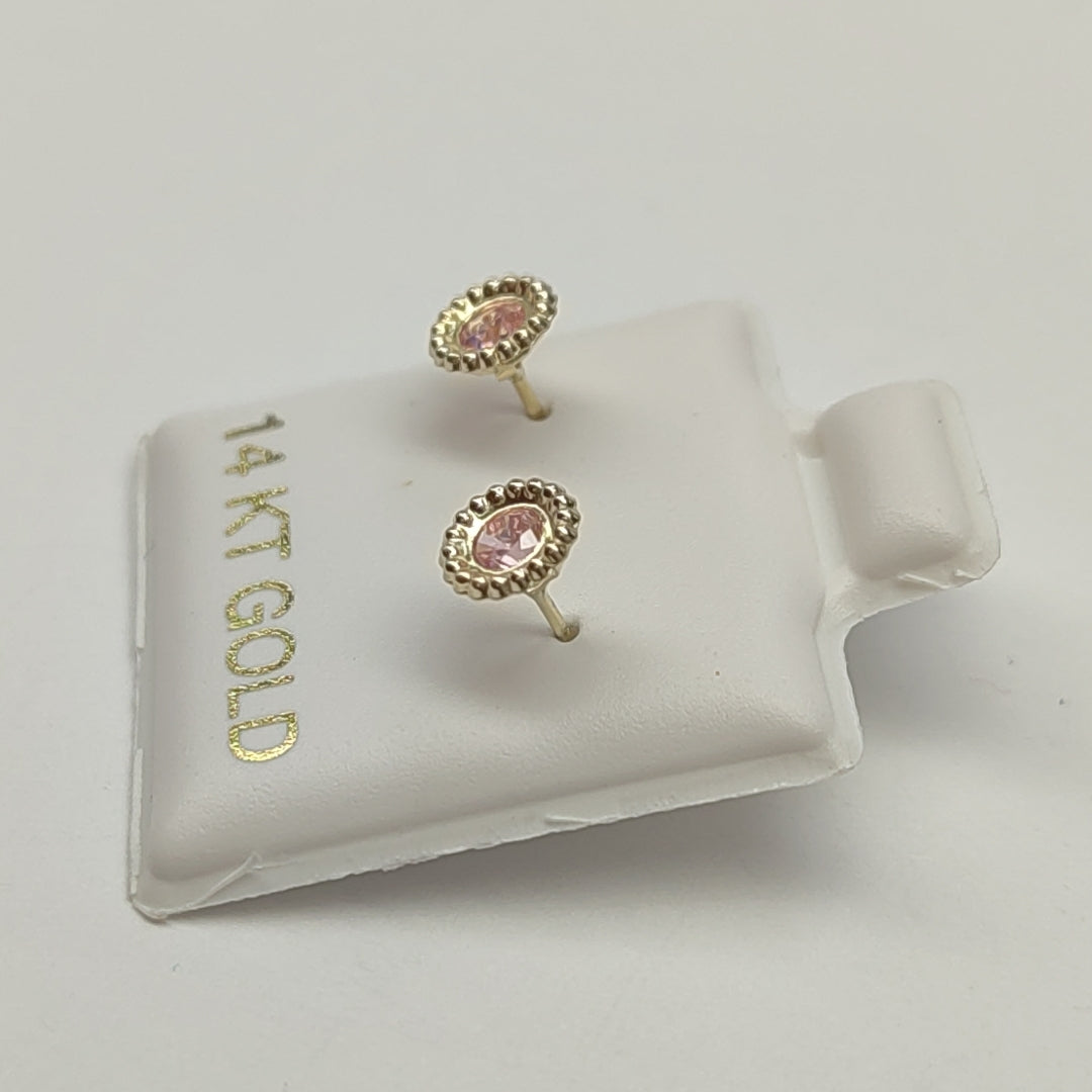 BROQUELES ORO 14K 1 (NUEVO)