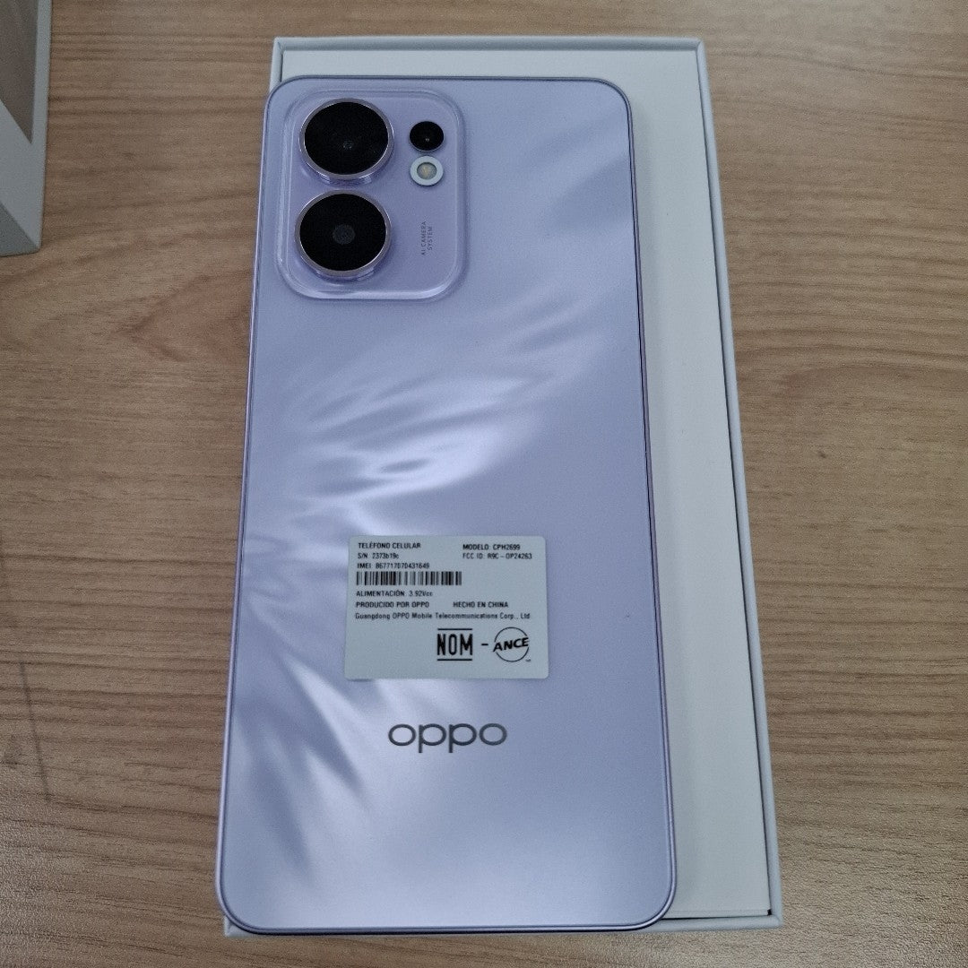 CELULAR OPPO  RENO 13F 5G CPH2699 (2025) 256 GB 12 GB RAM (SEMINUEVO)