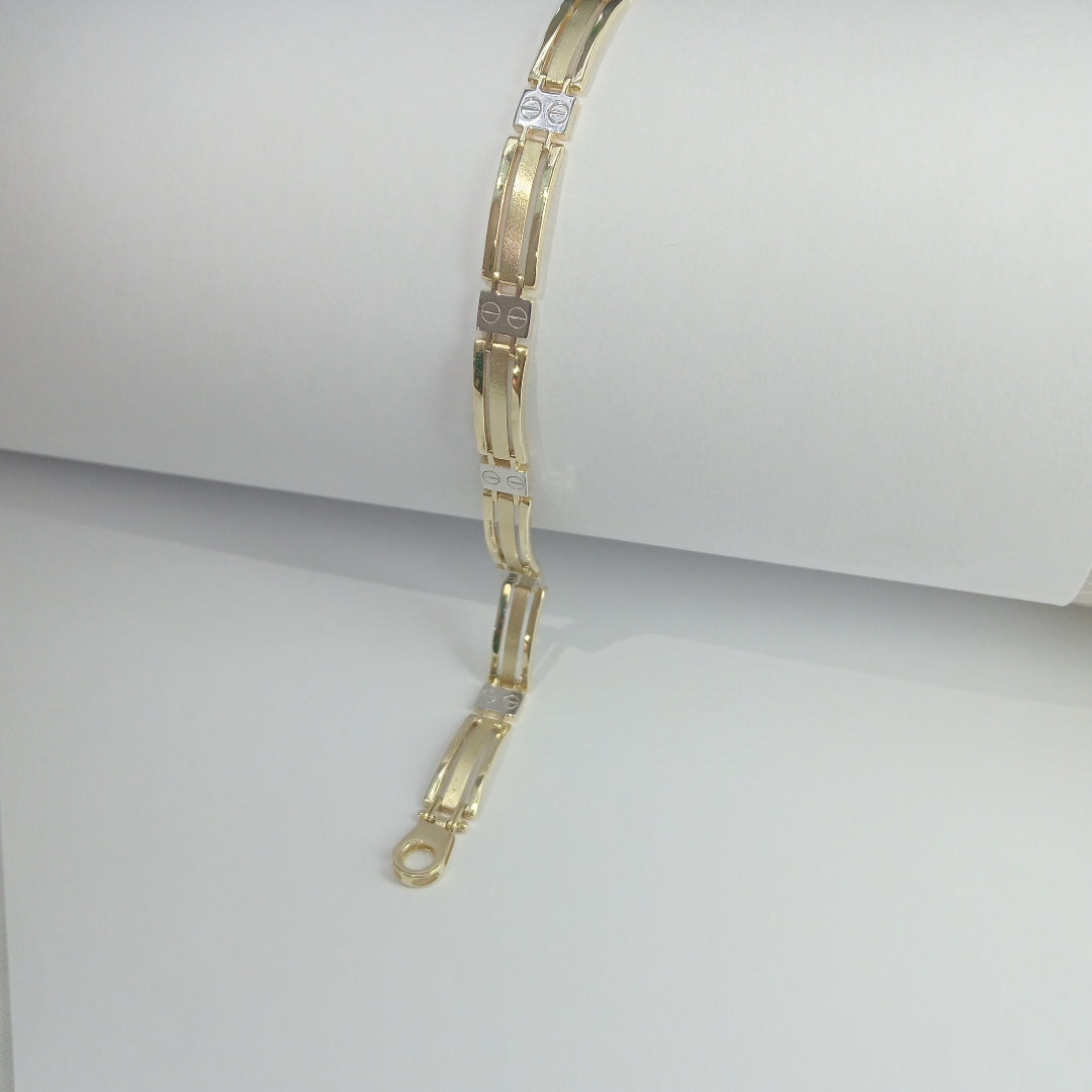 PULSERAS CABALLERO ORO 10K 10.8 (NUEVO)
