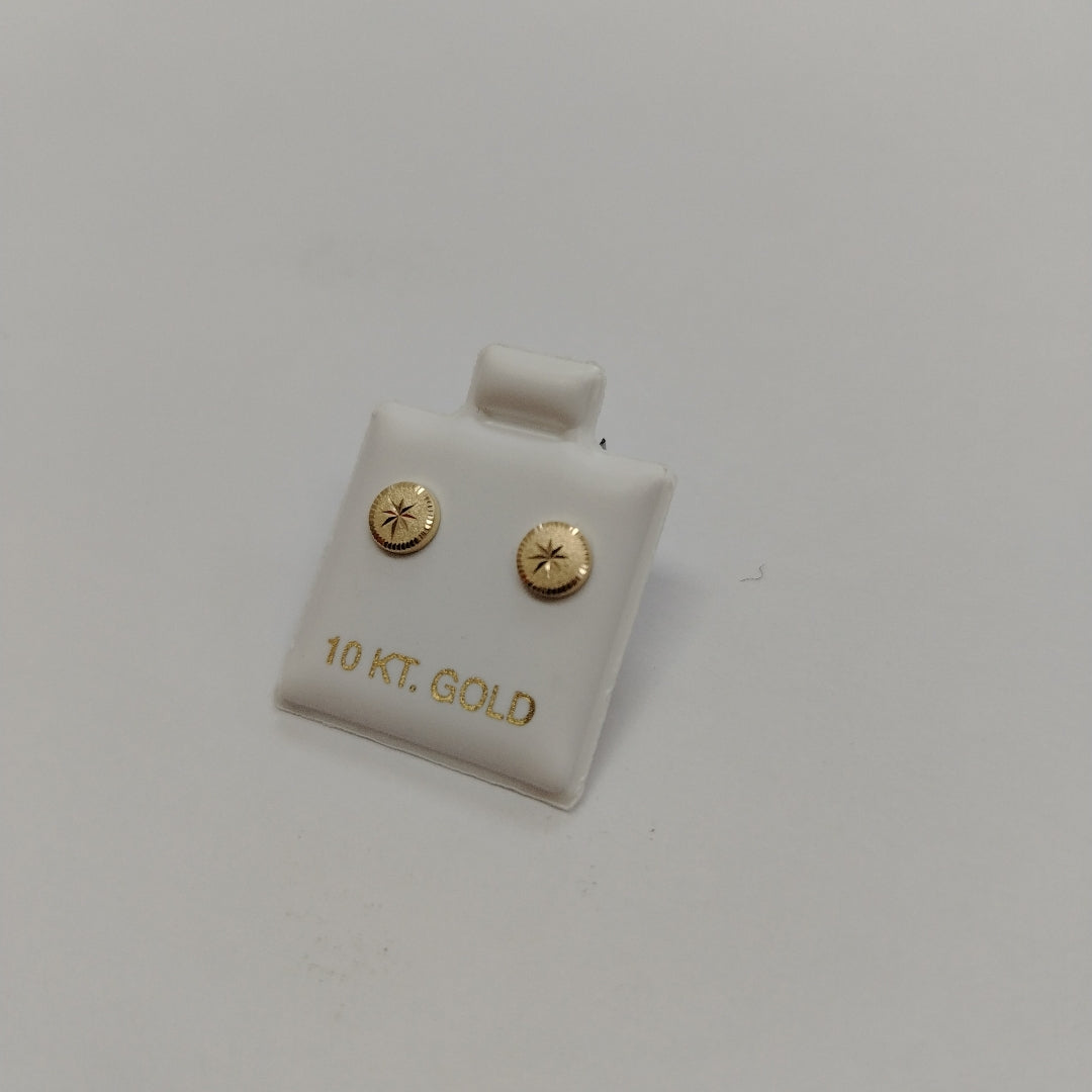 BROQUELES ORO 10K 1 (NUEVO)