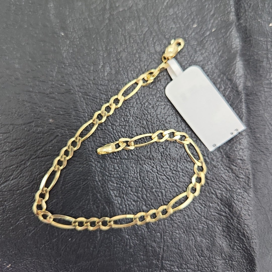 PULSERAS CABALLERO CARTIER 3*1 AMARILLA ORO 14K 4.6 (NUEVO)