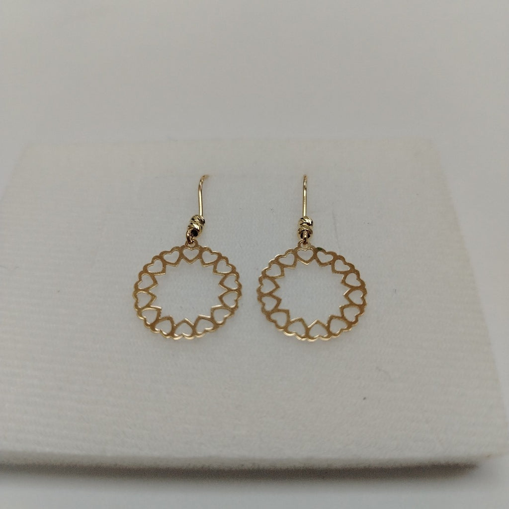 BROQUELES ORO 14K 1 (NUEVO)