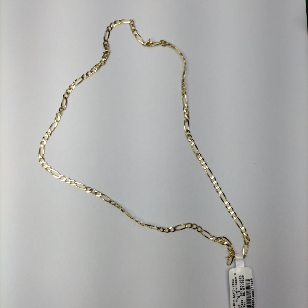 CADENAS CARTIER 3*1 AMARILLA ORO 14K 6.8 (NUEVO)