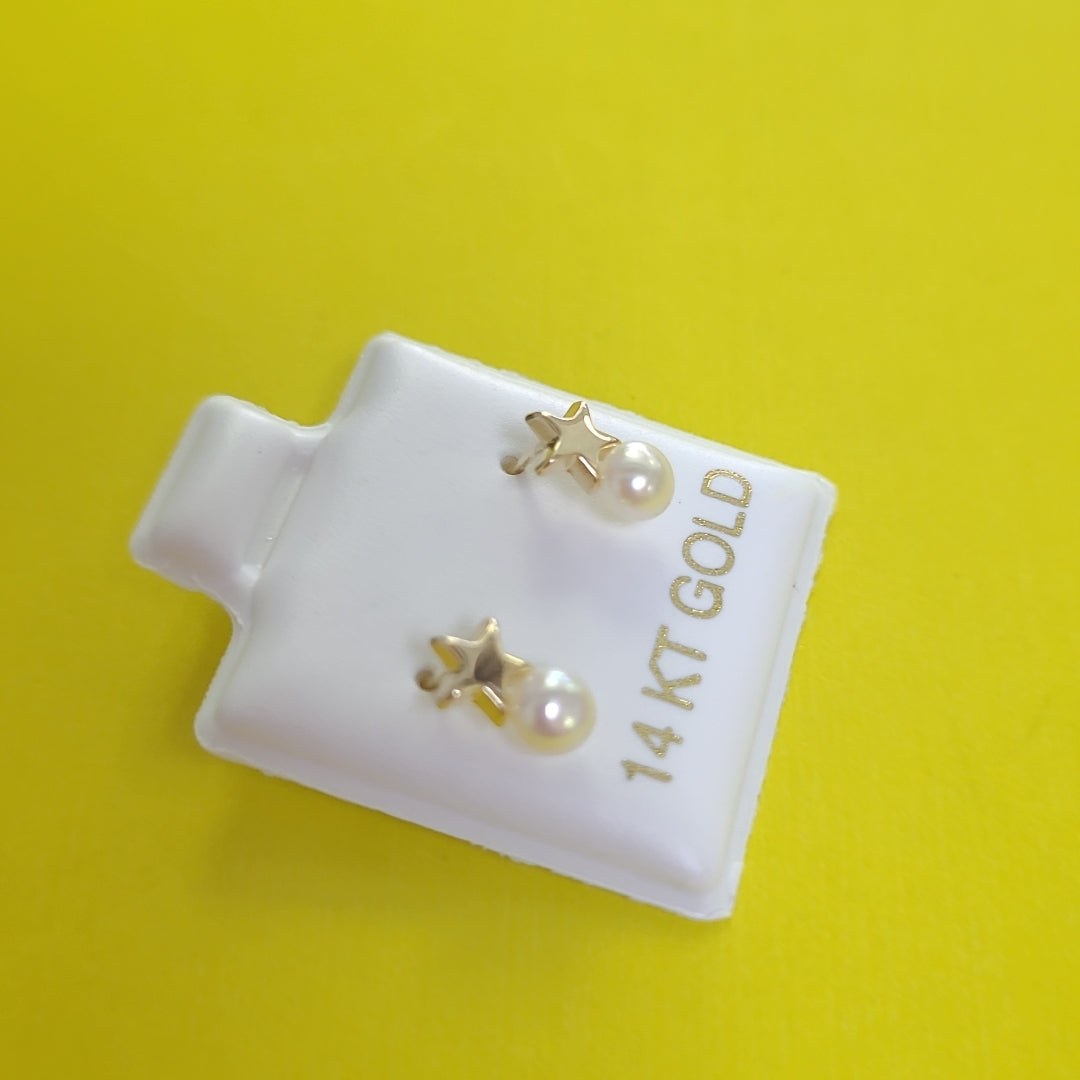 BROQUELES ORO 14K 1 (NUEVO)