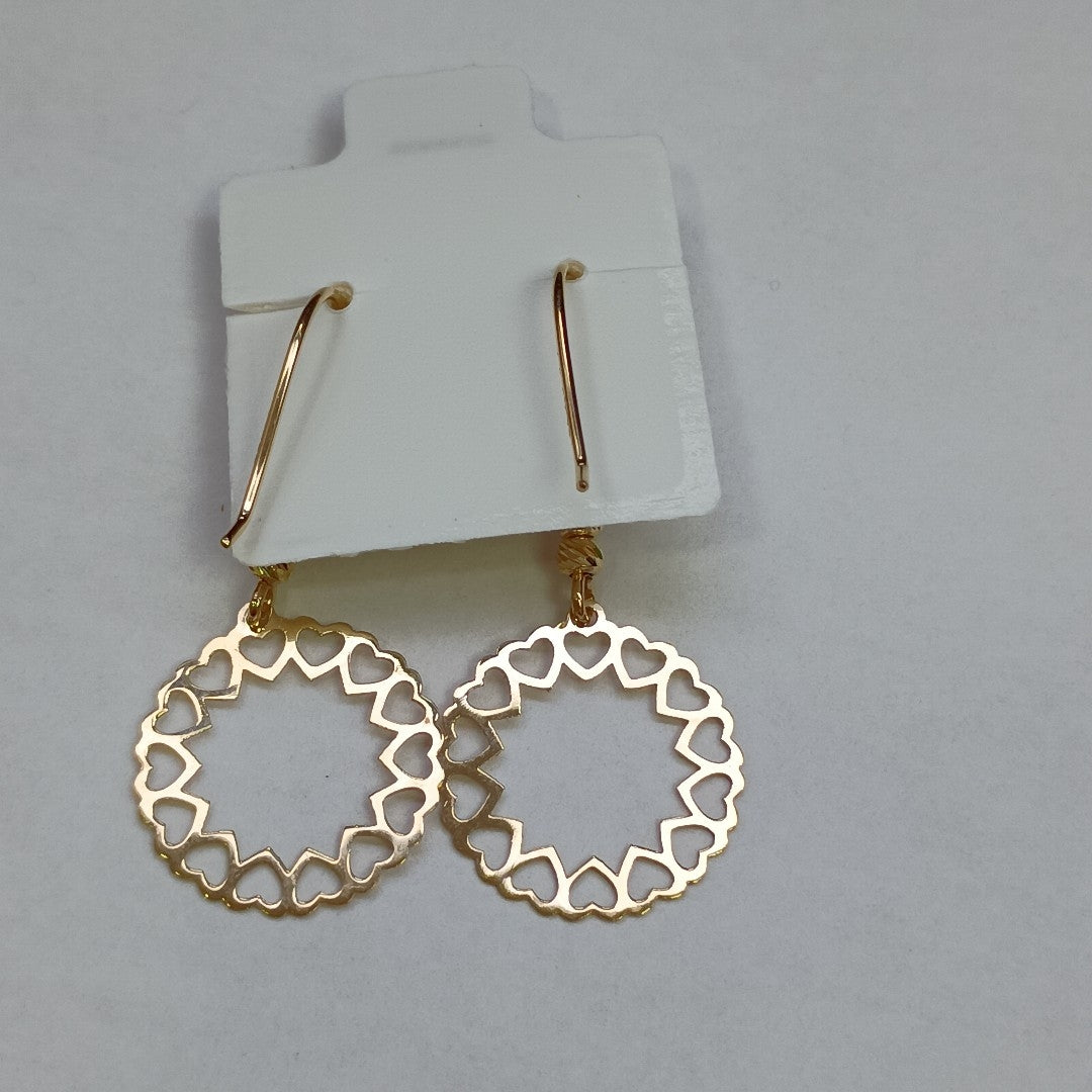 BROQUELES ORO 14K 1 (NUEVO)