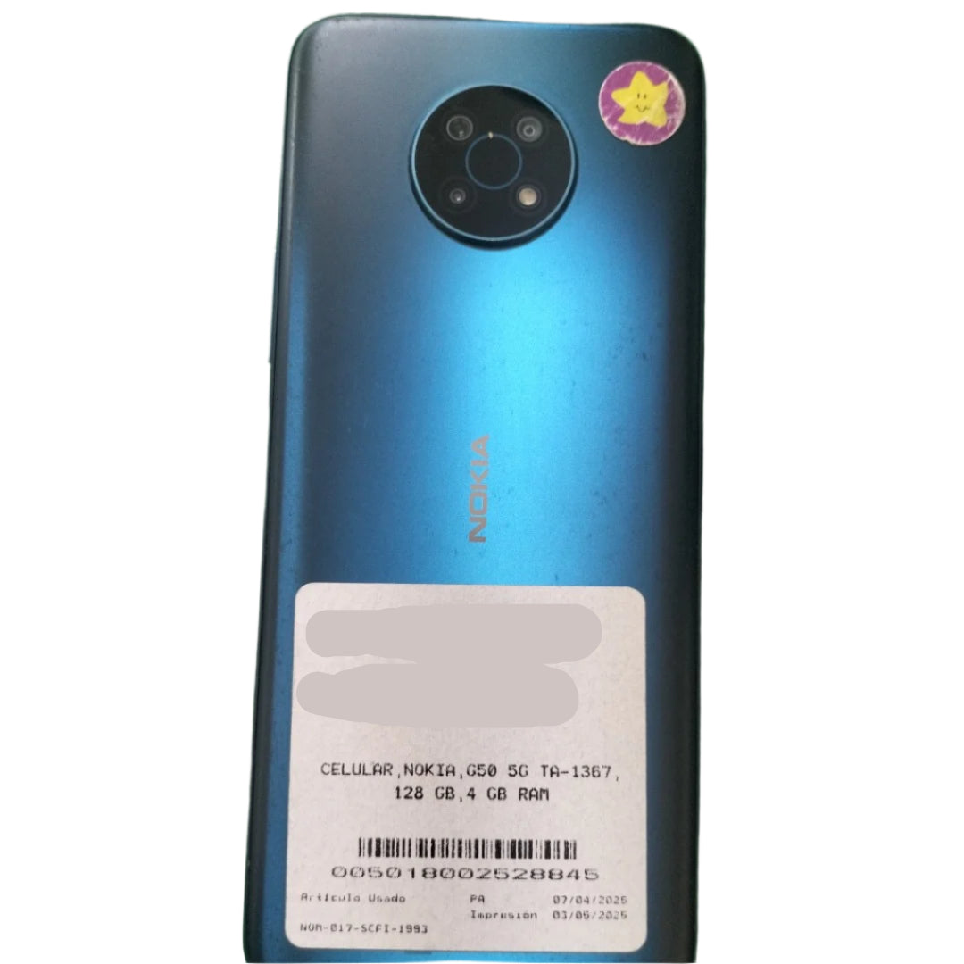 CELULAR NOKIA G50 5G TA-1367 128 GB 4 GB RAM (SEMINUEVO)