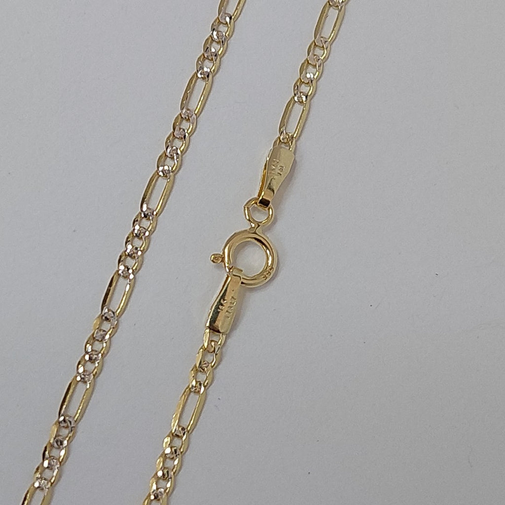 CADENAS CARTIER 3 1 DIAMANTADA ORO 14K 3.2 (NUEVO)