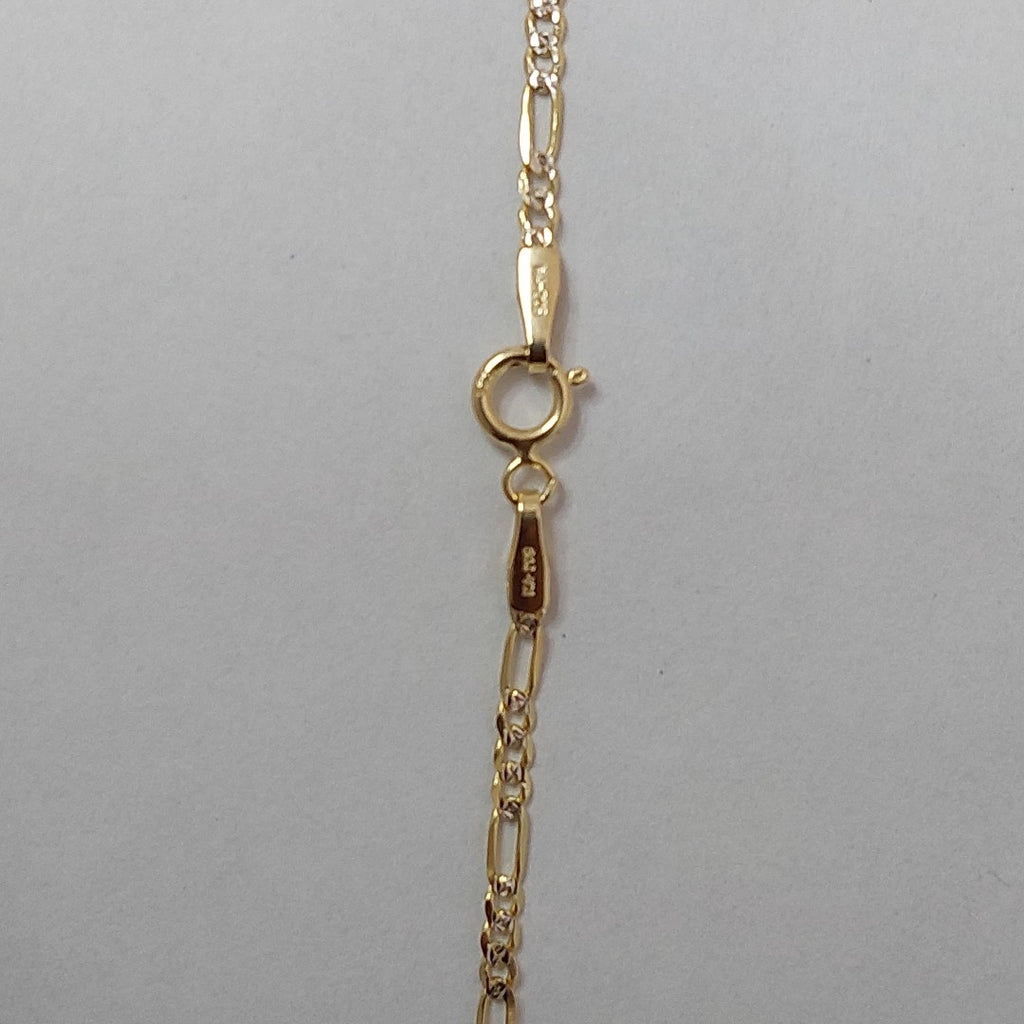 CADENAS CARTIER 3 1 DIAMANTADA ORO 14K 3.5 (NUEVO)