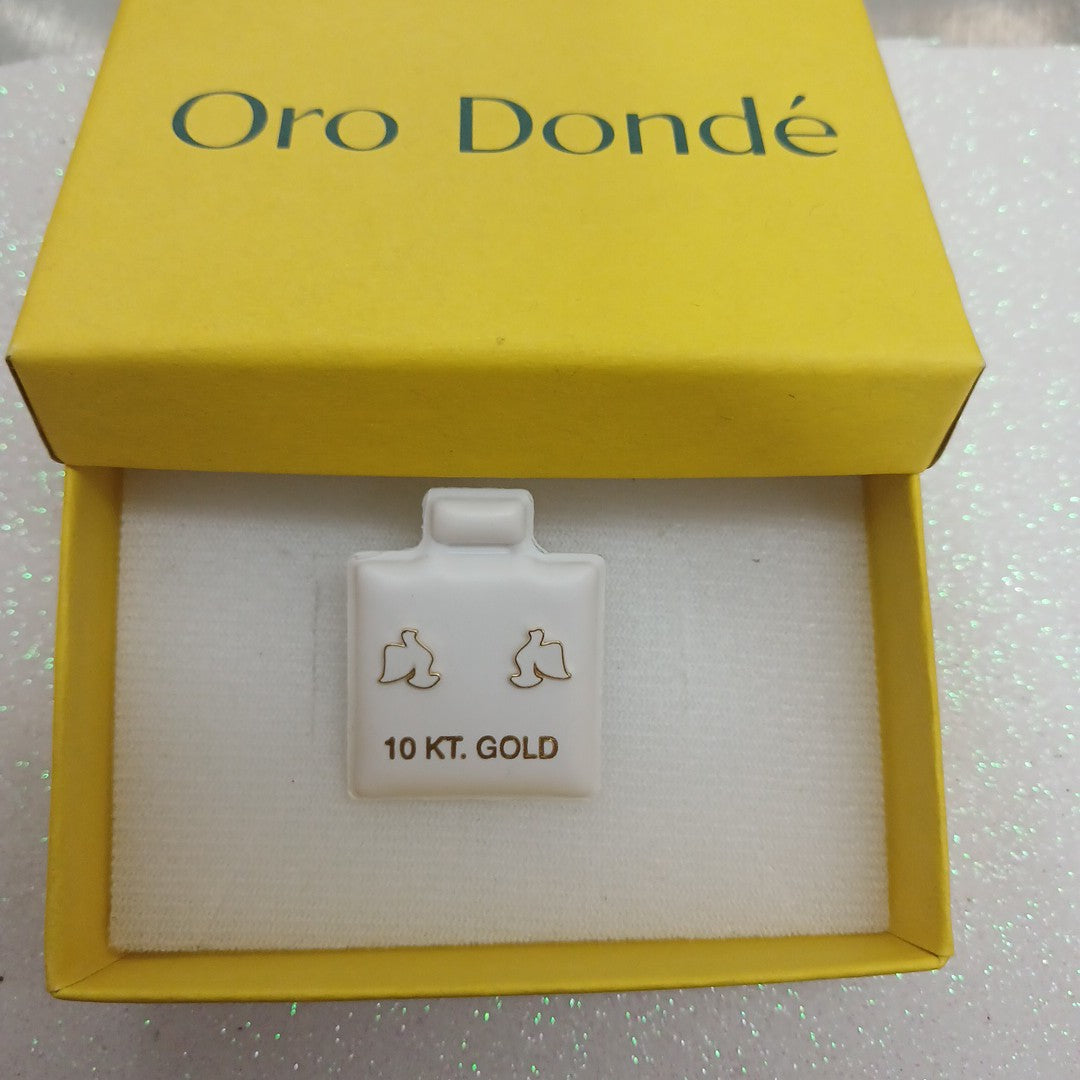 BROQUELES ORO 10K 1 (NUEVO)
