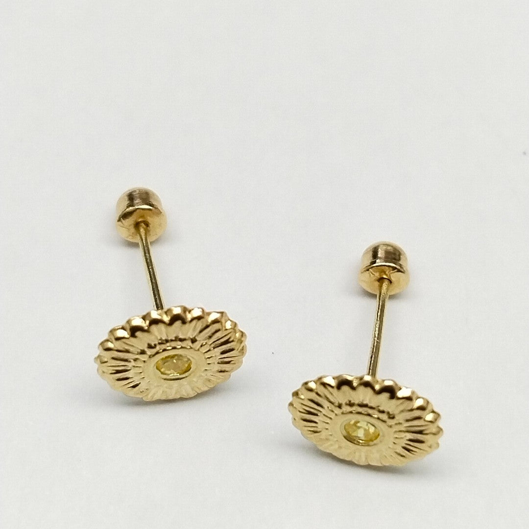 BROQUELES ORO 14K 1 (NUEVO)