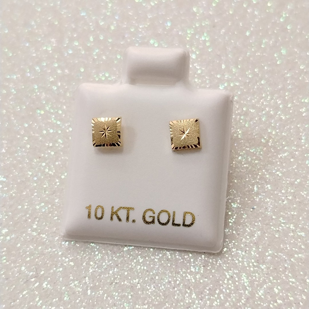 BROQUELES ORO 10K 1 (NUEVO)