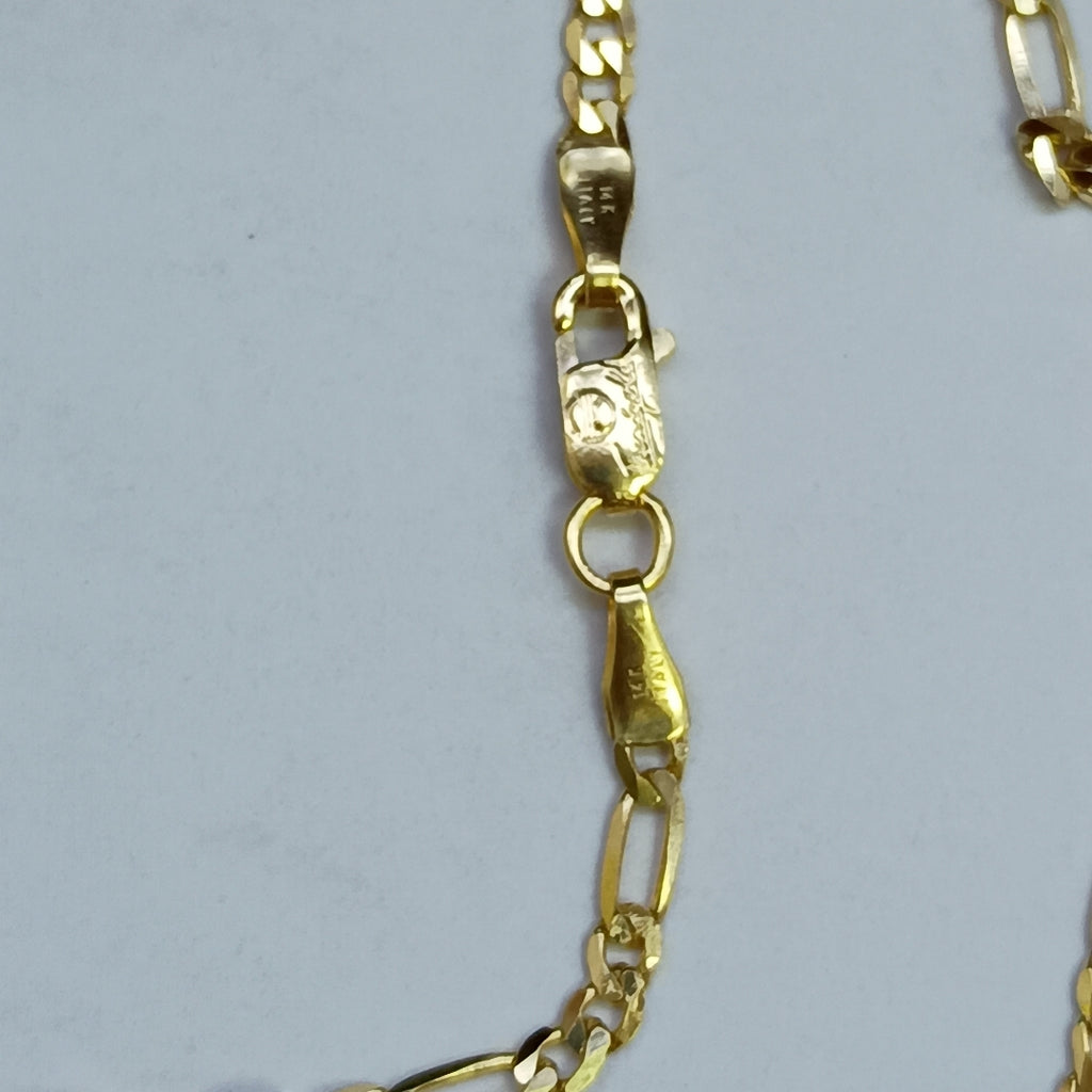 CADENAS CARTIER 3*1 AMARILLA ORO 14K 4.4 (NUEVO)