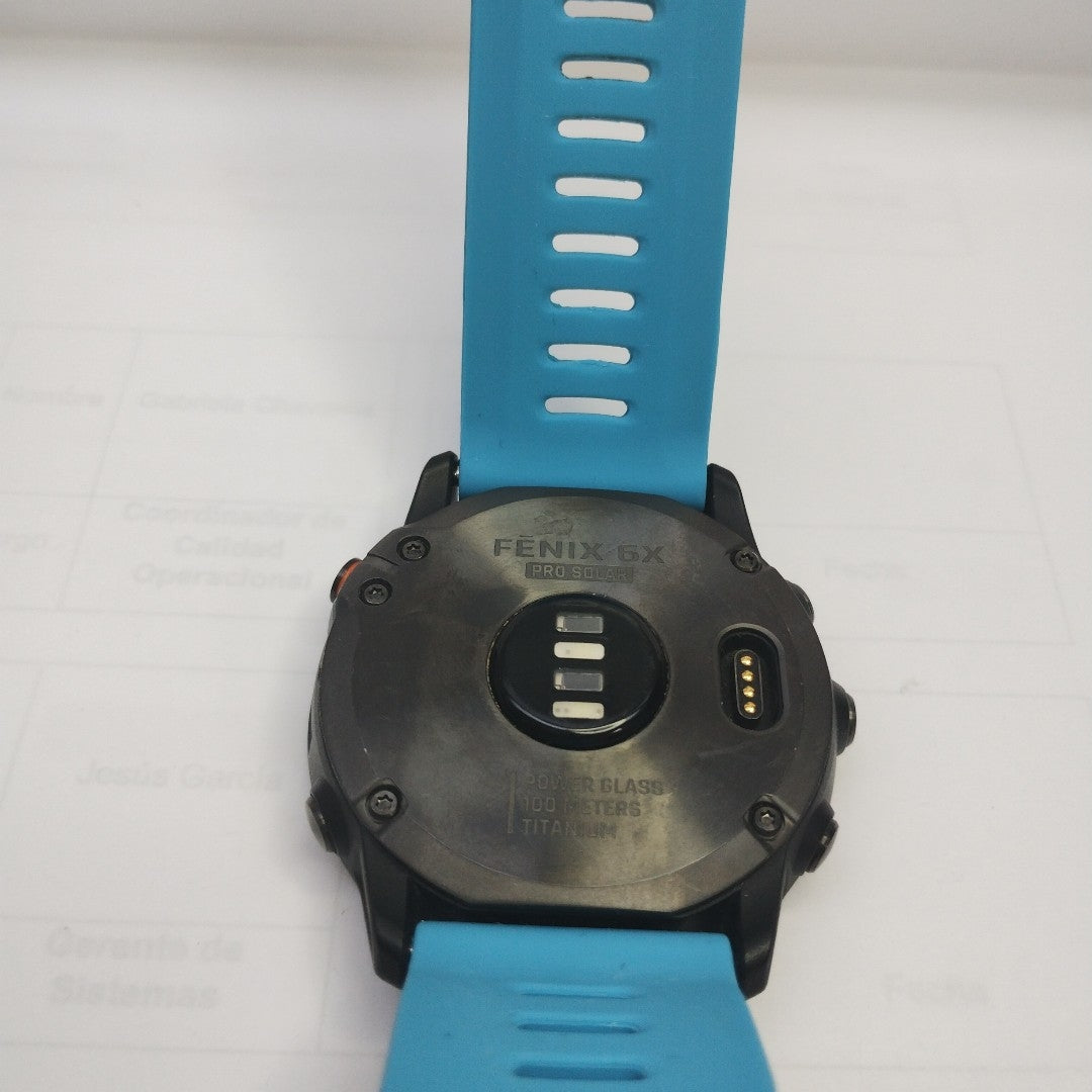 SMARTWATCH GARMIN FENIX 6X PRO SOLAR 51 MM GPS (SEMINUEVO)