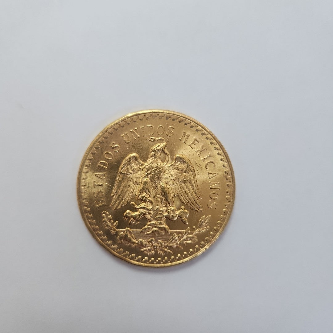 K1 41.6 GRMS - DESC.  0 GRAMOS - 21 K - AVALÚO  77688 * * IDENTIFICACIÓN  MONEDA NOMINATIVA. * MATERIALES  ORO. * CANTI (SEMINUEVO)