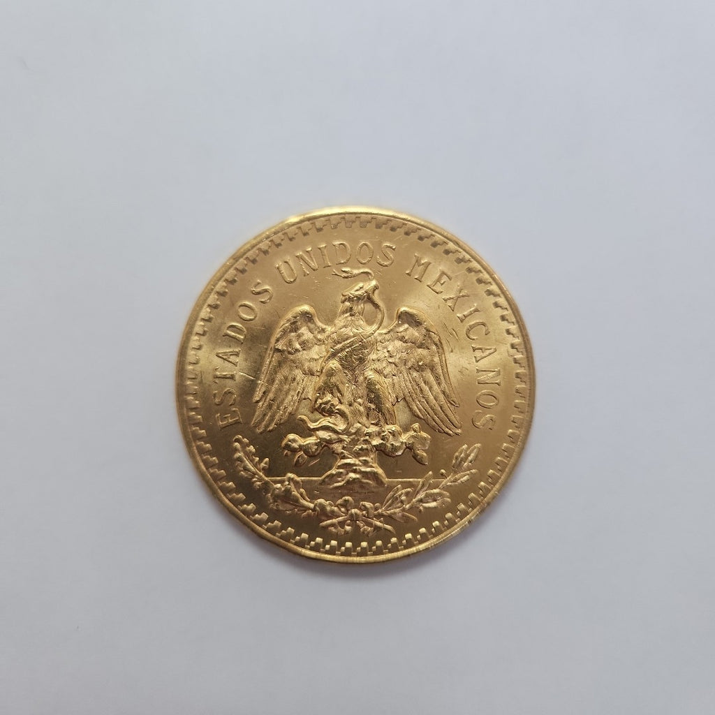 Moneda Centenario Cincuenta Pesos Oro Mexicano 21.6K