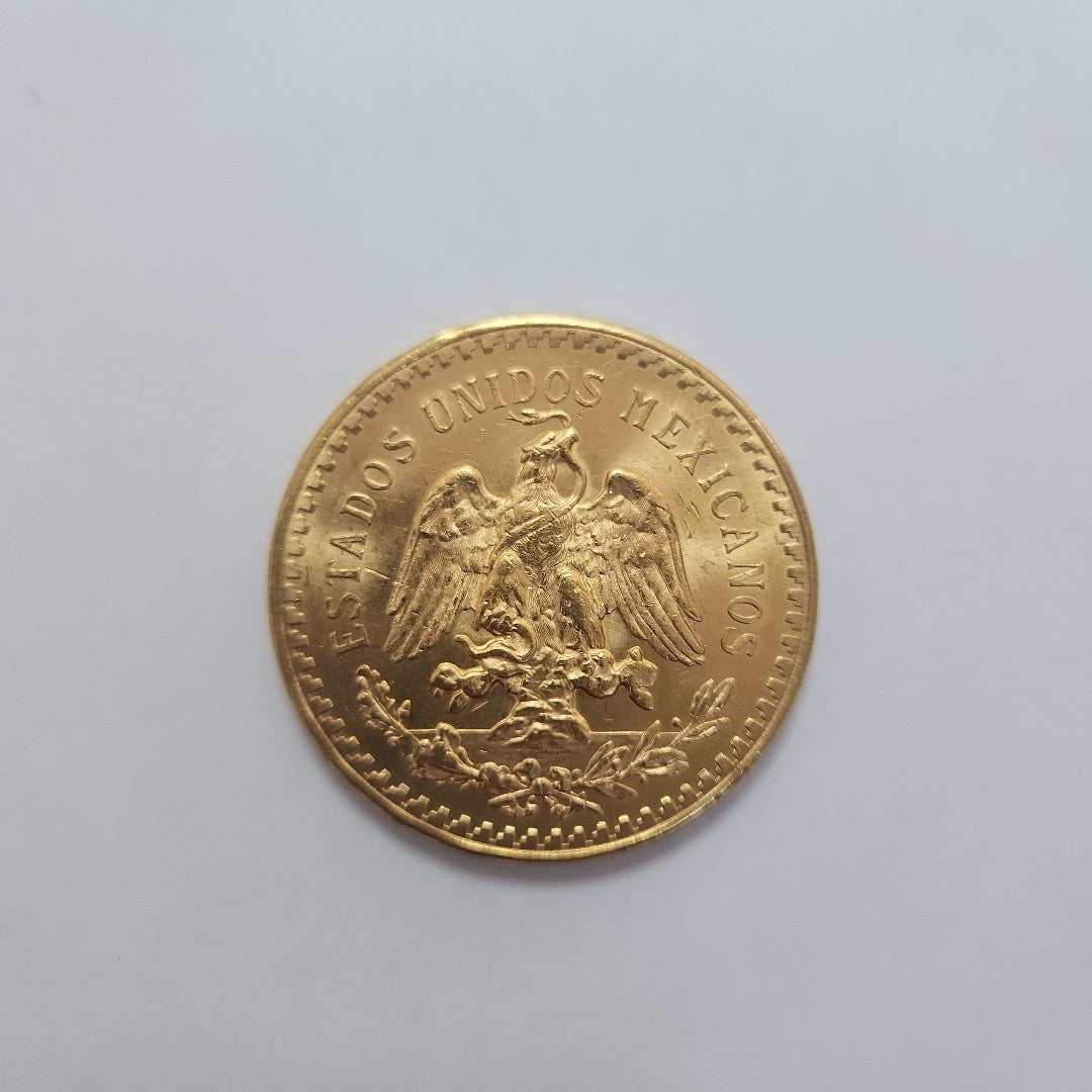Moneda Centenario Cincuenta Pesos Oro Mexicano 21.6K