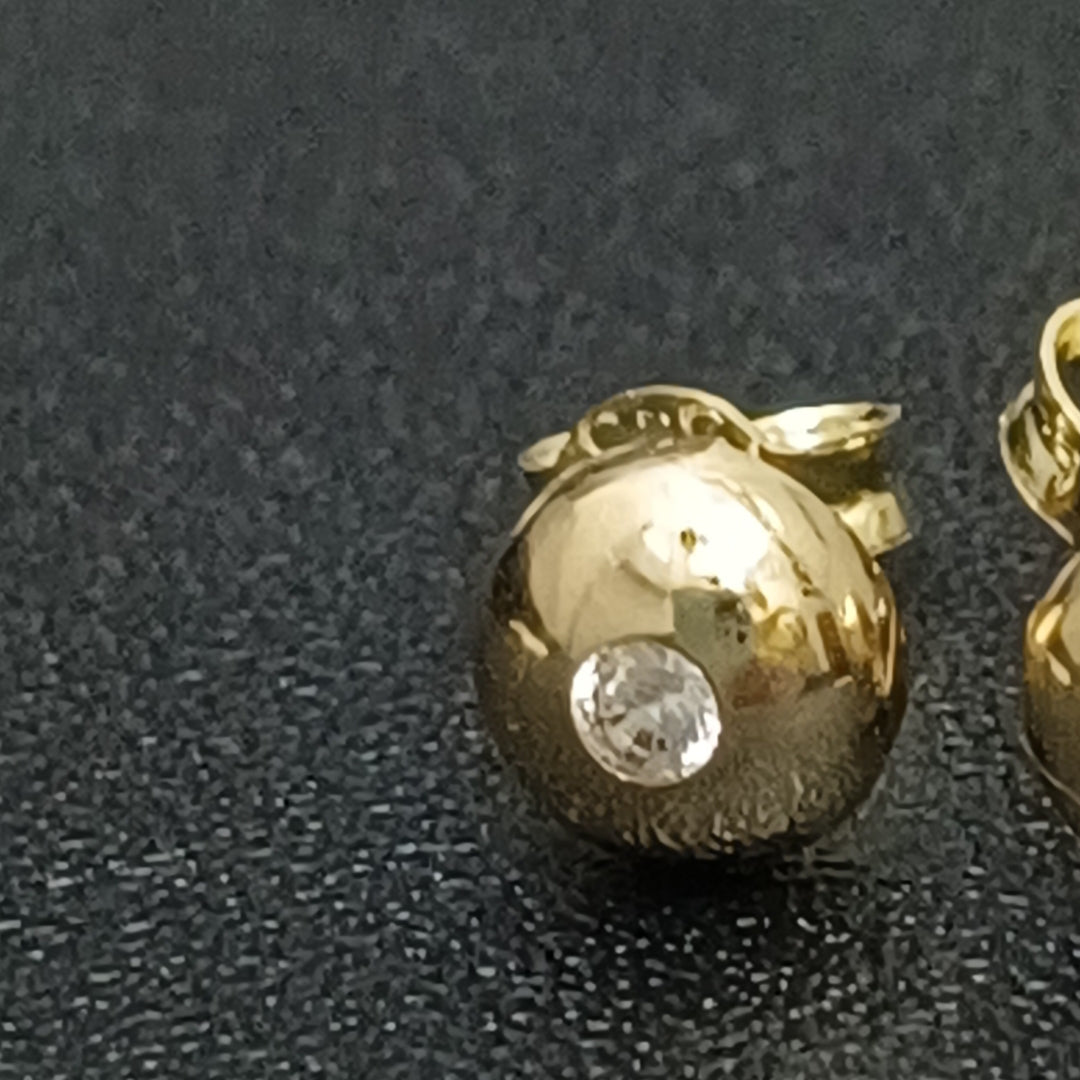 BROQUELES ORO 14K 0.9 (NUEVO)