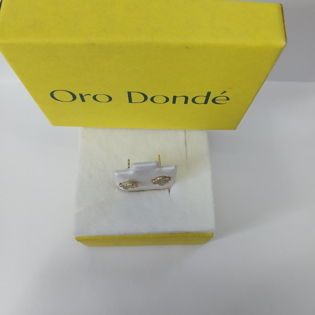 BROQUELES ORO 14K 1.1 (NUEVO)
