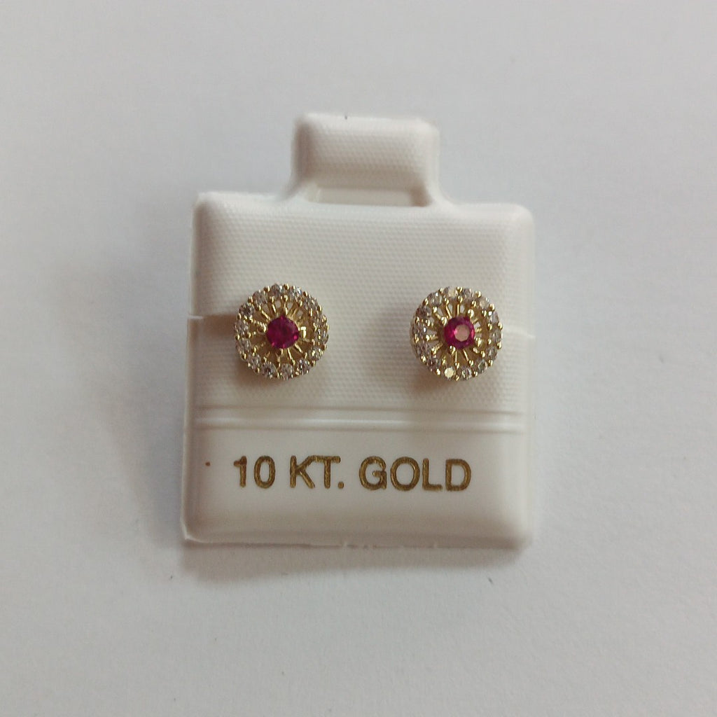 BROQUELES ORO 10K 1 (NUEVO)