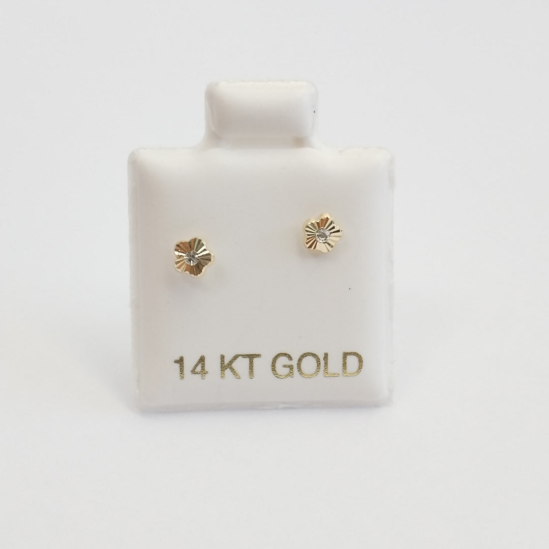 BROQUELES ORO 14K 1 (NUEVO)