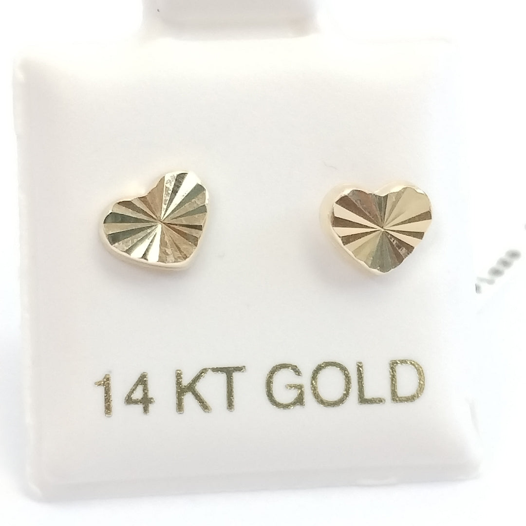 BROQUELES ORO 14K 1 (NUEVO)