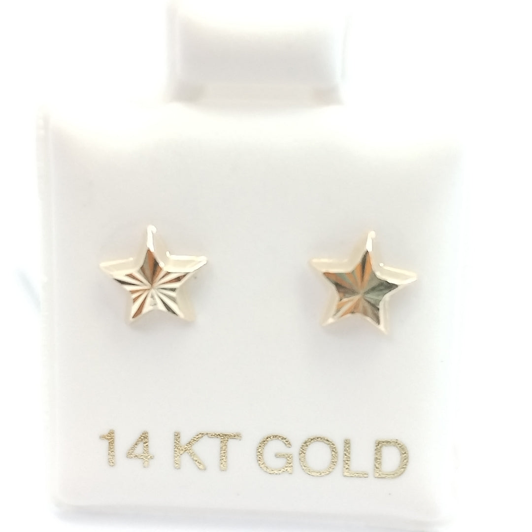BROQUELES ORO 14K 1 (NUEVO)