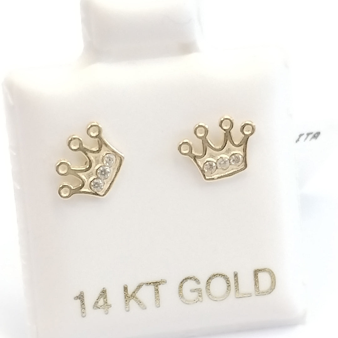 BROQUELES ORO 14K 1 (NUEVO)