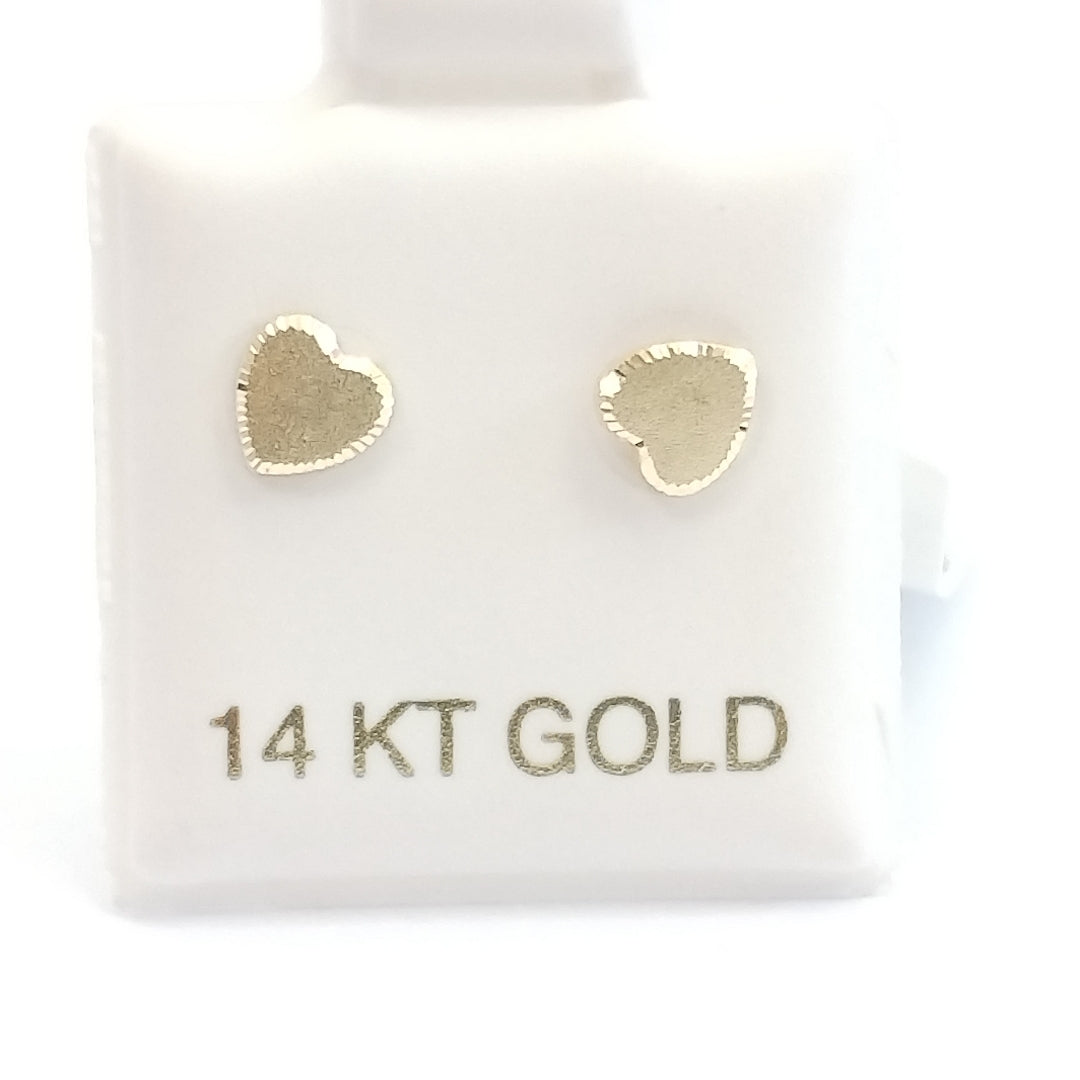 BROQUELES ORO 14K 1 (NUEVO)
