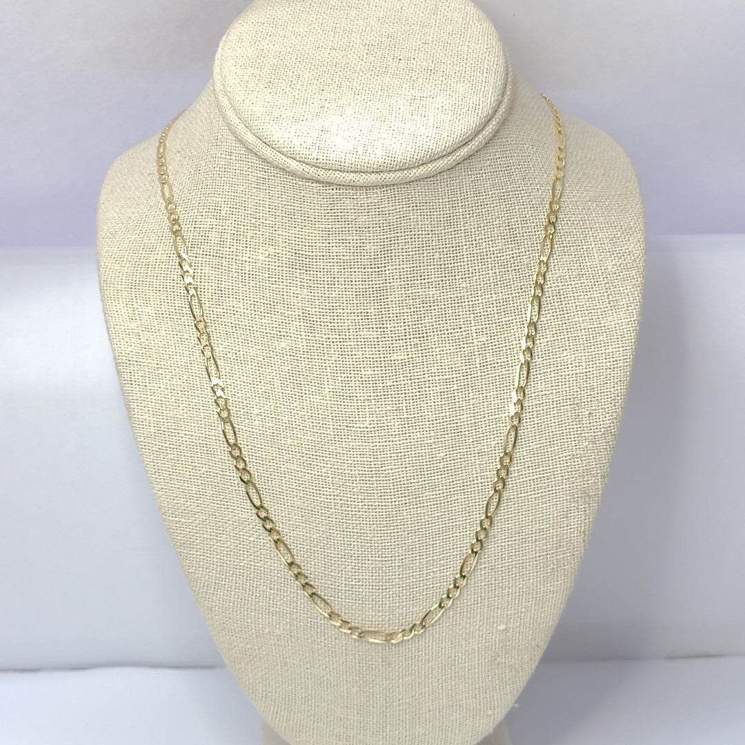 CADENAS CARTIER 3*1 AMARILLA ORO 14K 7 (NUEVO)