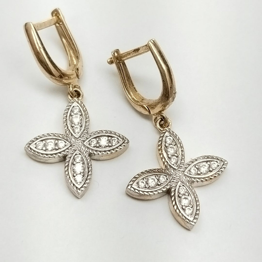 BROQUELES ORO 10K 4.5 (NUEVO)