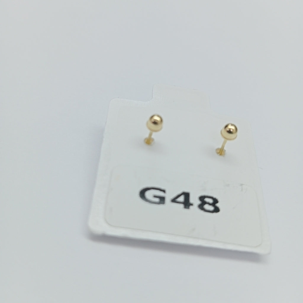 BROQUELES ORO 10K 1 (NUEVO)