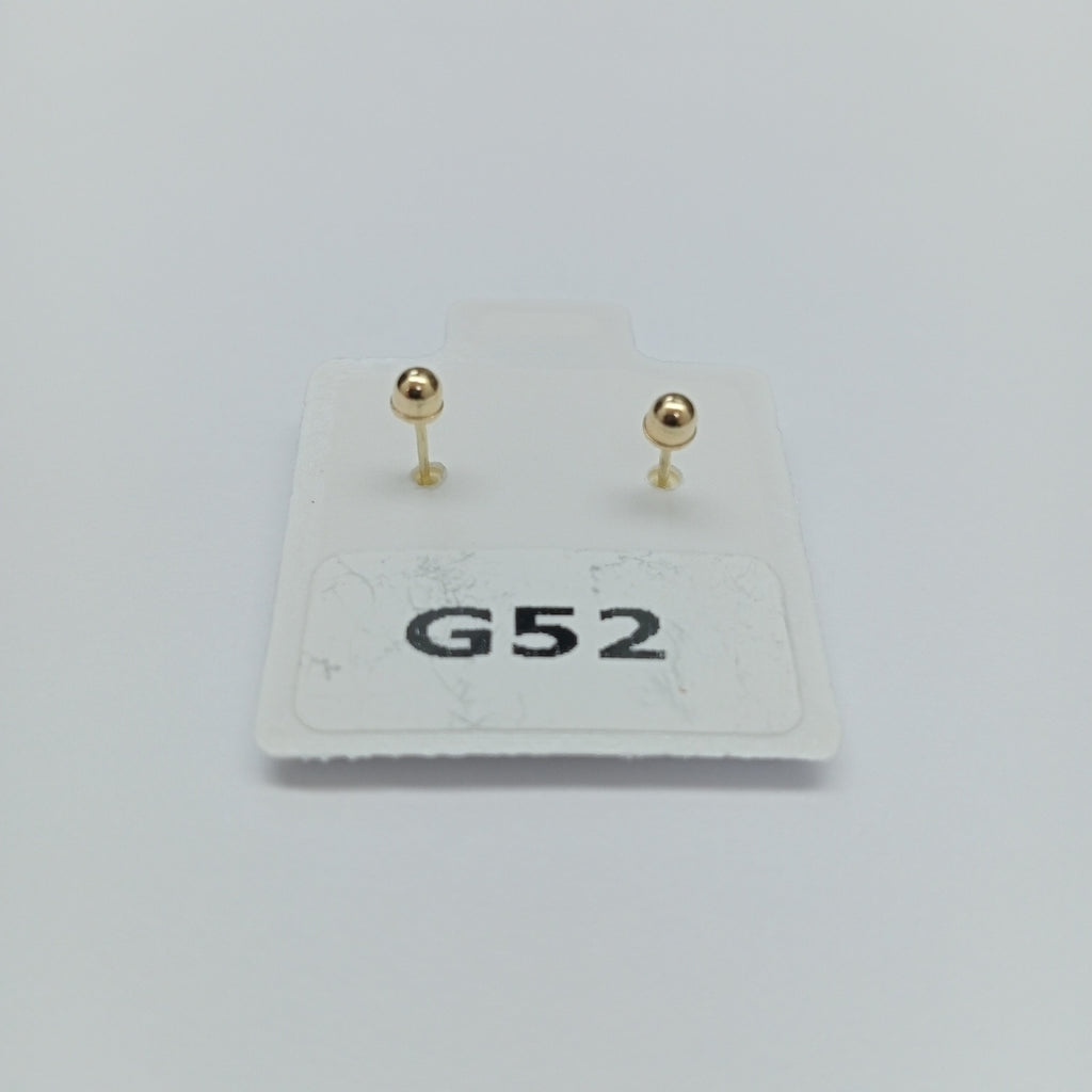 BROQUELES ORO 10K 1 (NUEVO)