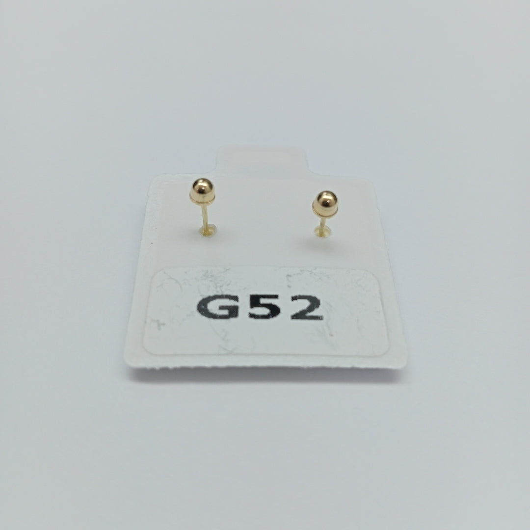 BROQUELES ORO 10K 1 (NUEVO)