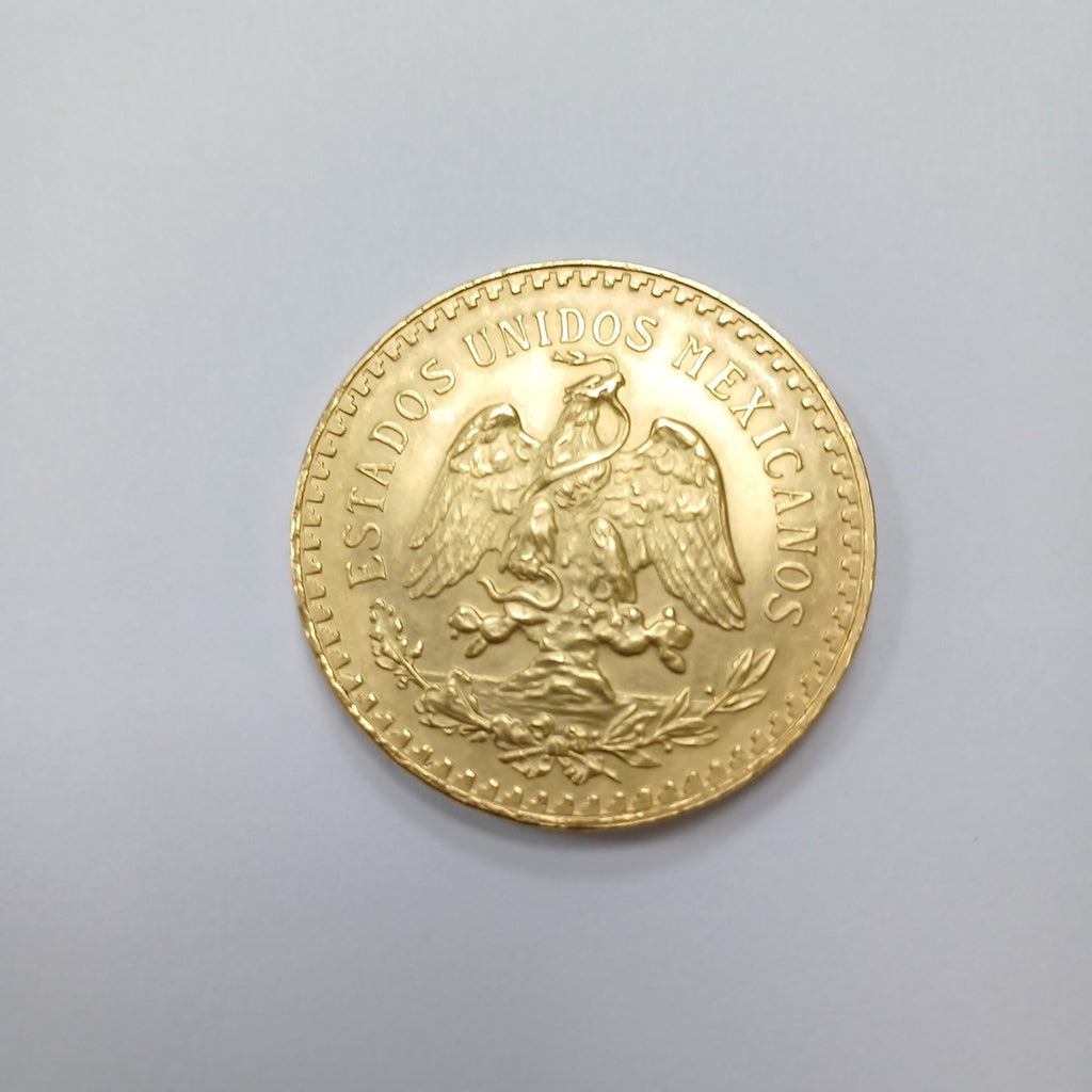 K1 41,60 GRMS - DTO. 0,00 GRMS - 21 K - AVALÚO 73008,00 * IDENTIFICACIÓN  MONEDA NOMINATIVA * MONEDAS PESOS  50 PESOS (SEMINUEVO)