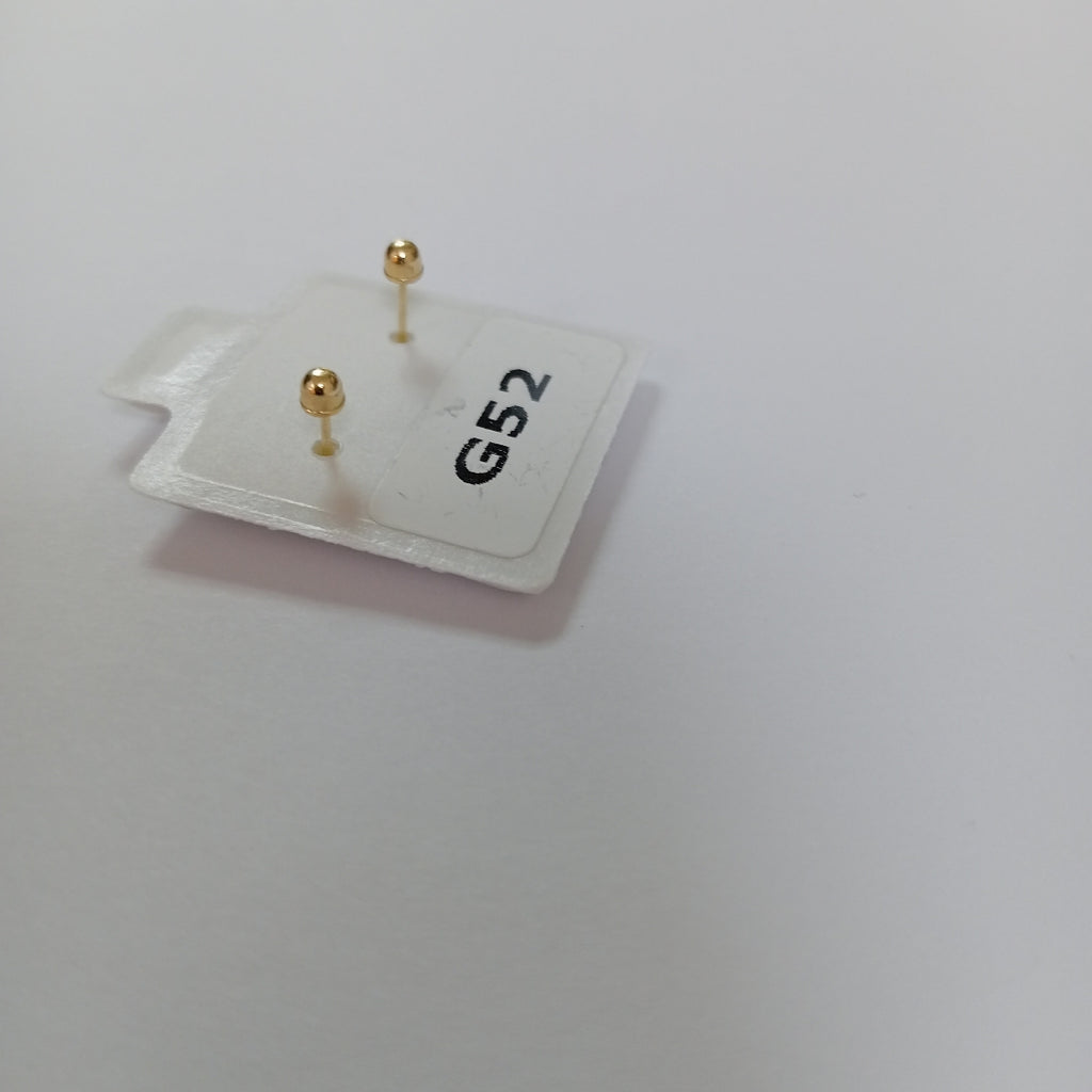 BROQUELES ORO 10K 1 (NUEVO)