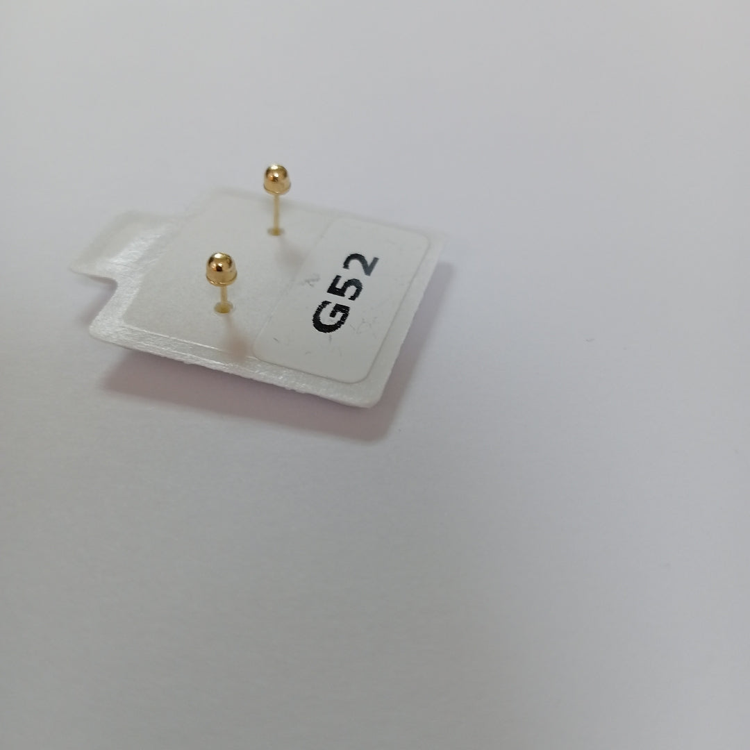 BROQUELES ORO 10K 1 (NUEVO)