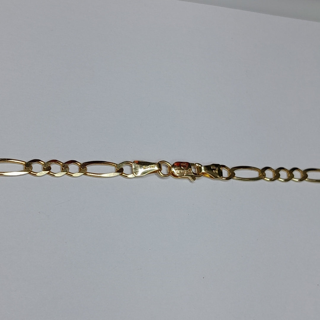 CADENAS CARTIER 3 1 AMARILLA ORO 14K 6.5 (NUEVO)