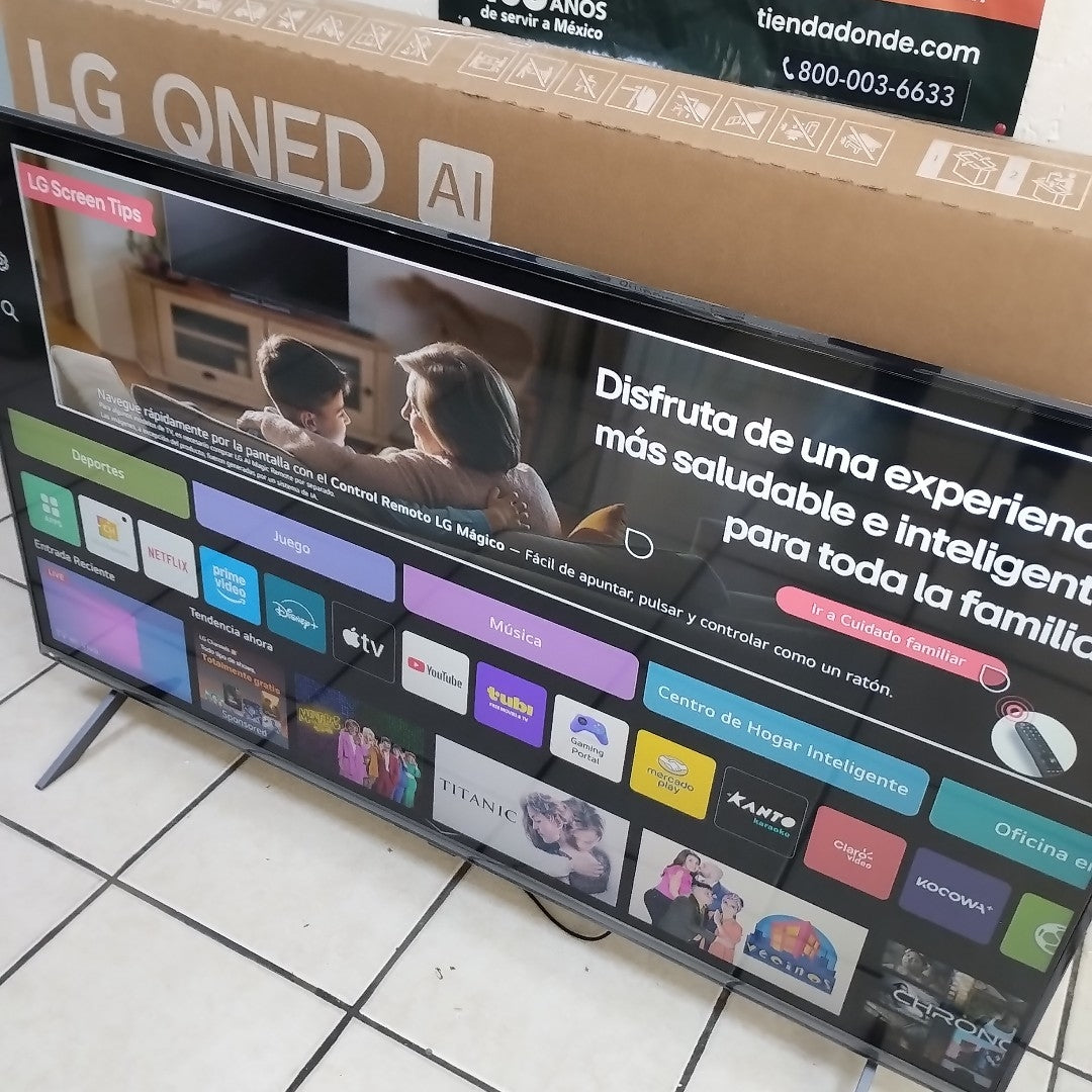 PANTALLA LG 50QNED80TSA (2024) 50" QNED 4K (SEMINUEVO)