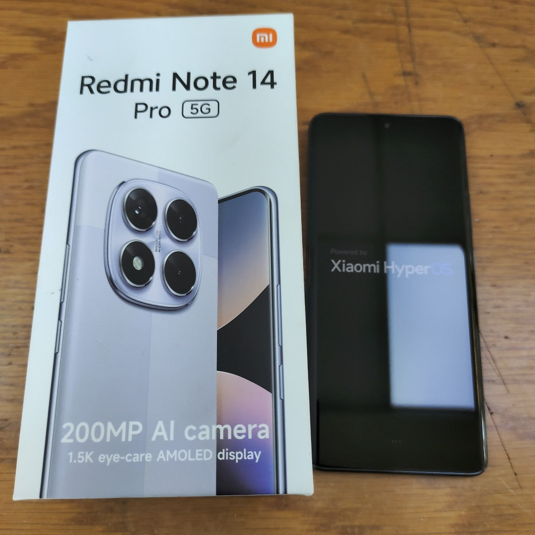 CELULAR XIAOMI REDMI NOTE 14 PRO 5G 24090RA29G (2025) 256 GB 8 GB RAM (SEMINUEVO)