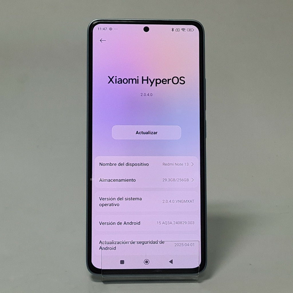 CELULAR XIAOMI REDMI NOTE 13 23129RA5FL (2024) 256 GB 8 GB RAM (SEMINUEVO)