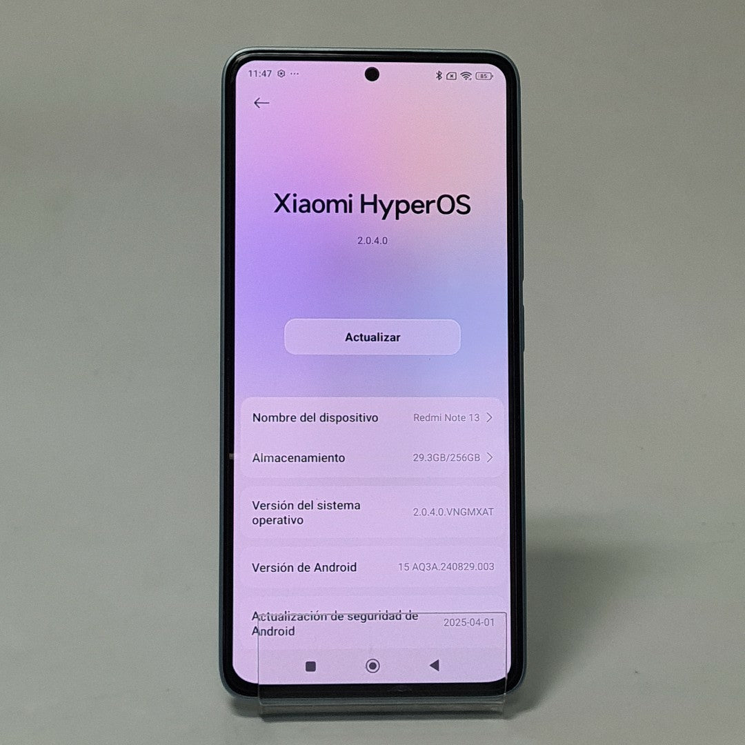 CELULAR XIAOMI REDMI NOTE 13 23129RA5FL (2024) 256 GB 8 GB RAM (SEMINUEVO)