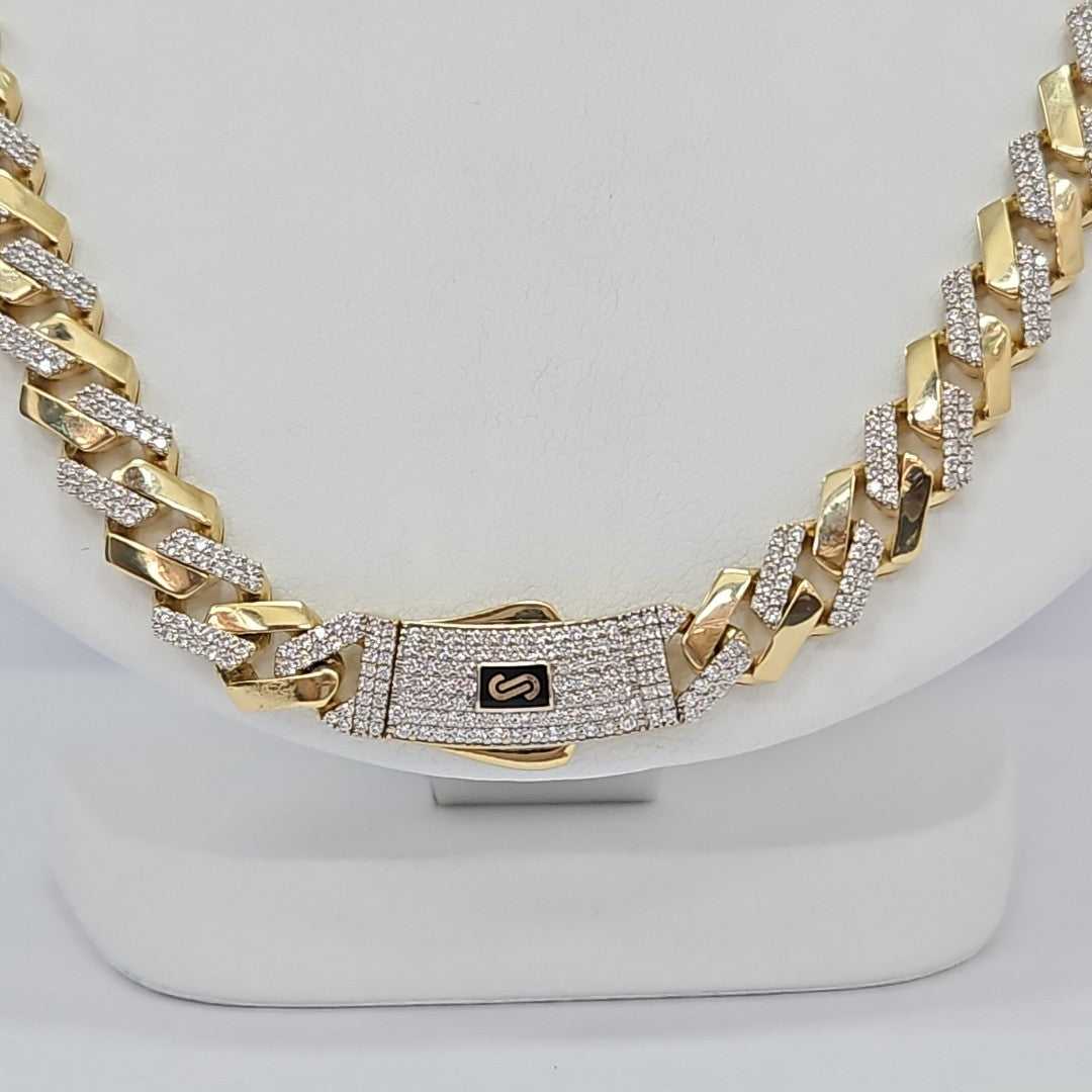 CADENA MONACO ORO 14K 43.8 (NUEVO)